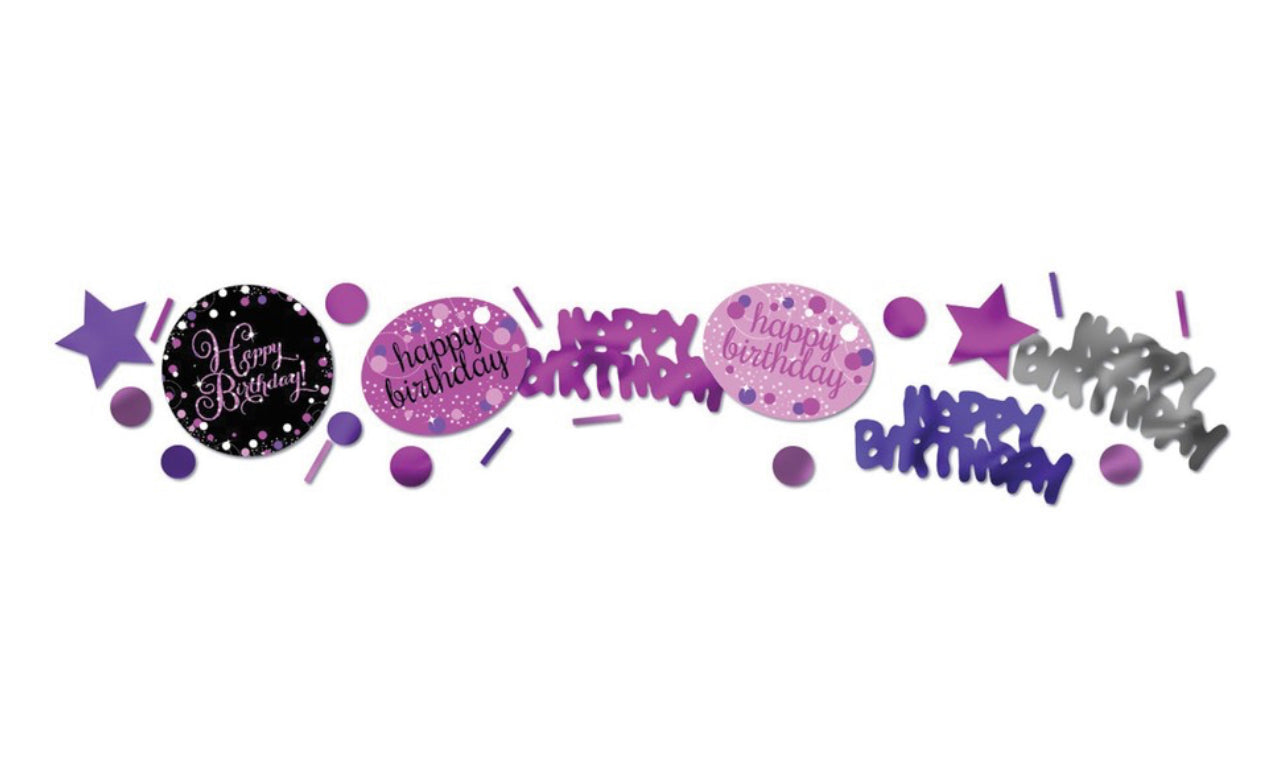 PINK CELEBRATIONS HAPPY BIRTHDAY CONFETTI/SCATTERS
