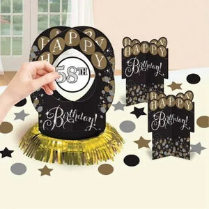 SPARKLING CELEBRATIONS ADD-ANY-AGE TABLE DECORATING KIT