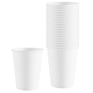 WHITE PAPER CUPS 266ML (PACK OF 20)