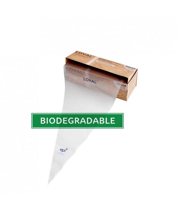 CLEAR BIODEGRADABLE PIPING BAG 12" 100PC