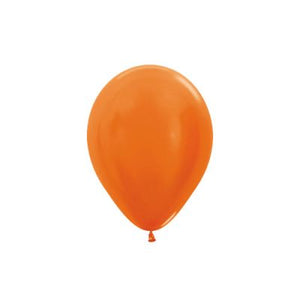 Metallic Orange 30cm Latex Balloon (10 pieces)