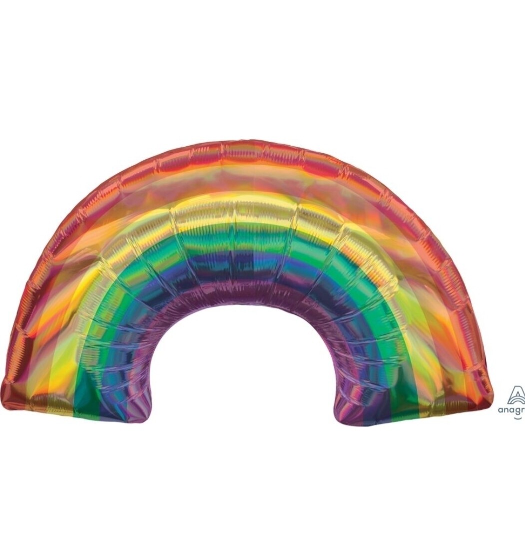 Holographic Iridescent Rainbow Supershape Foil