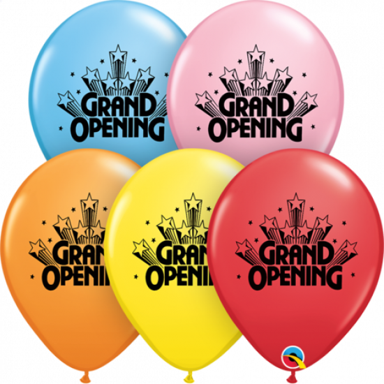 GRAND OPENING LATEX BALLOONS (5 PACK)