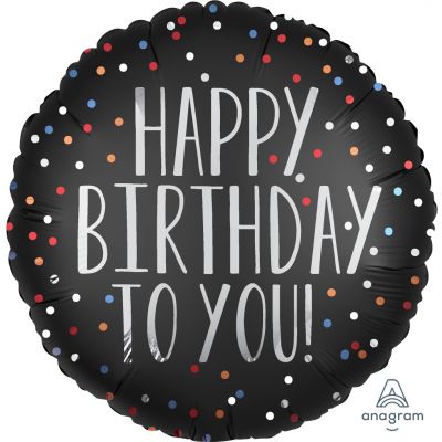 Happy Birthday To You - Satin Dots