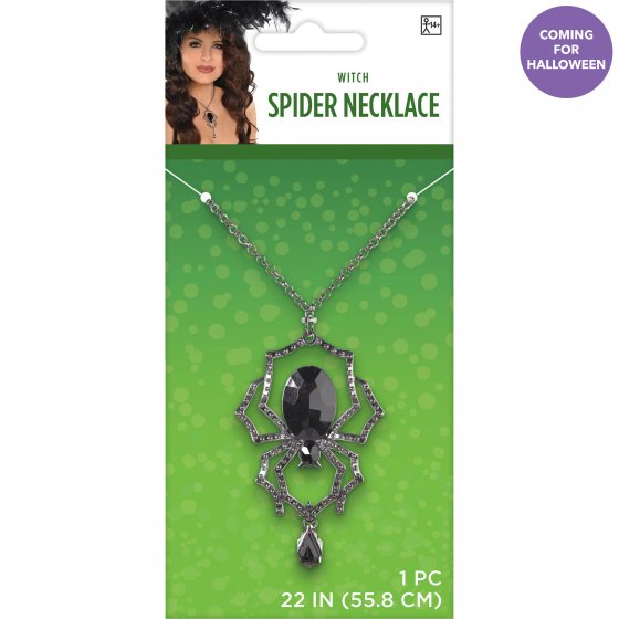 Spider Necklace - Costume Accessory