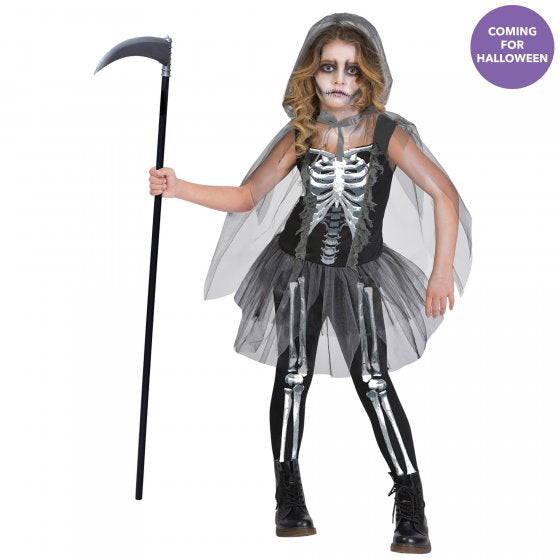 Costume Grim Reaper Girls 8-10 Years