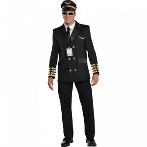 Costume Captain Wingman Pilot Men's Large