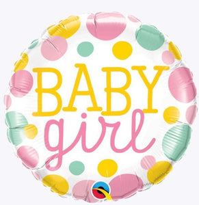 BABY GIRL Foil Balloon (Pink)