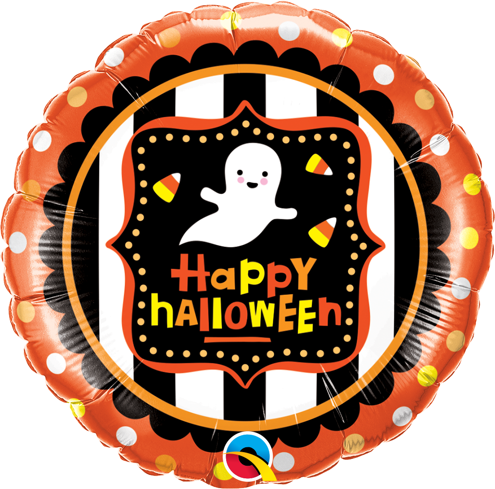 Happy Halloween Candy Com Foil Balloon 45cm