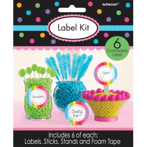 Rainbow Label Kit (6 labels)