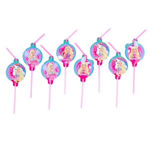 Barbie DreamTopia drinking straws