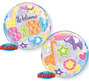 WELCOME BABY Bubble Balloon