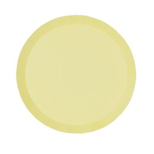 Yellow Snack Plates 10 Pack