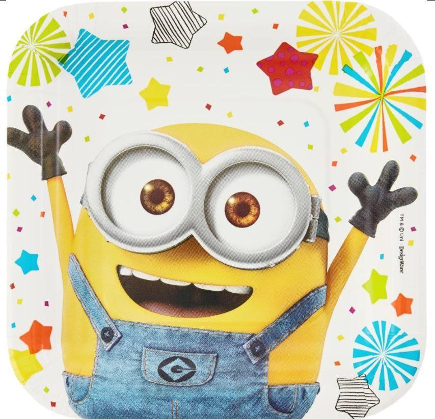 Despicable me party plate small