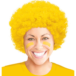 YELLOW CURLY WIG