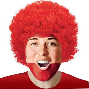 RED CURLY WIG