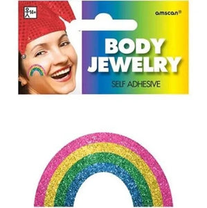 Rainbow body jewellery