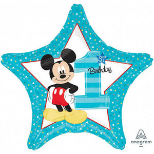 Mickey mouse 1ST birthday star