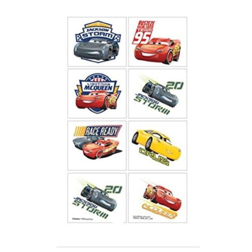 Cars 3 Tattoos party favours
