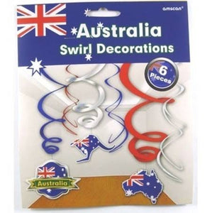 Australia swirl decorations