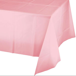 NEW PINK RECTANGLE TABLE COVER