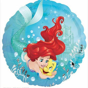 Ariel and Flounder standard foil balloon