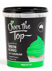 Over the top green icing 425g