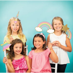 UNICORN SPARKLE PHOTO BOOTH PROPS (PACK OF 10)