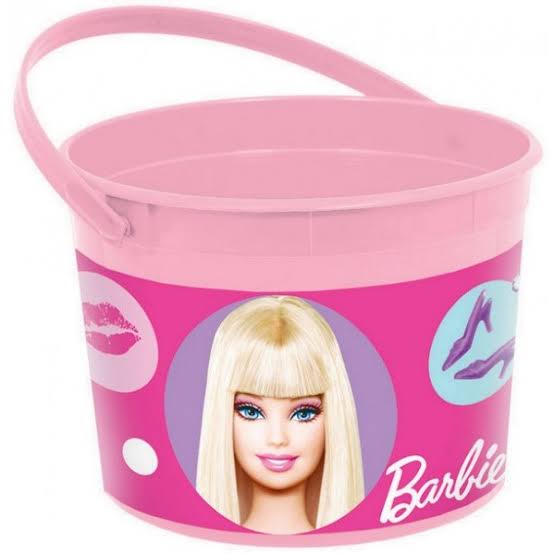 Barbie Favour Container Bucket