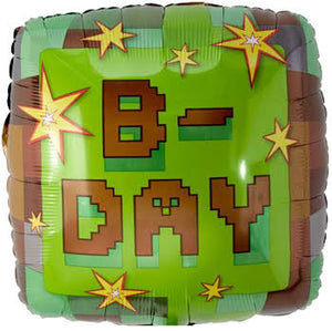 Minecraft TNT party 45cm foil balloon