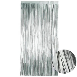 Foil Curtain Satin Silver
