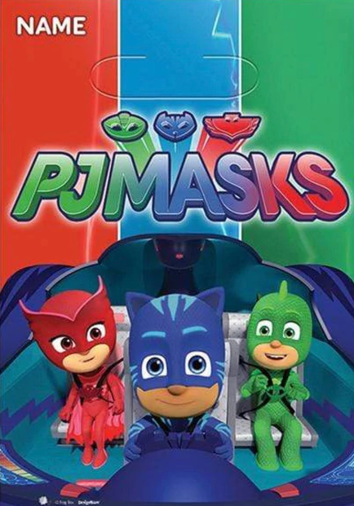PJ MASKS LOLLY/TREAT BAGS (PACK OF 8)