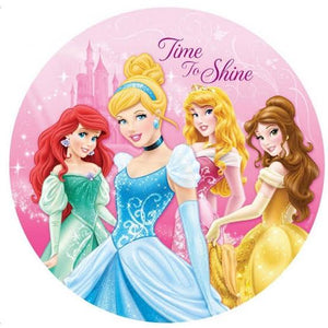 Disney princess time to shine plates