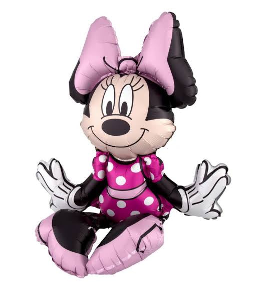 Sitting Minnie Mouse foil balloon