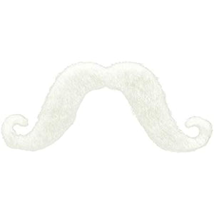 White moustache