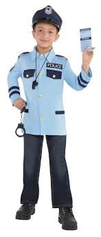 Police officer (children size 4-6)  kit/costume