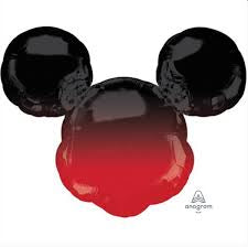 Ombre Mickey head super shape