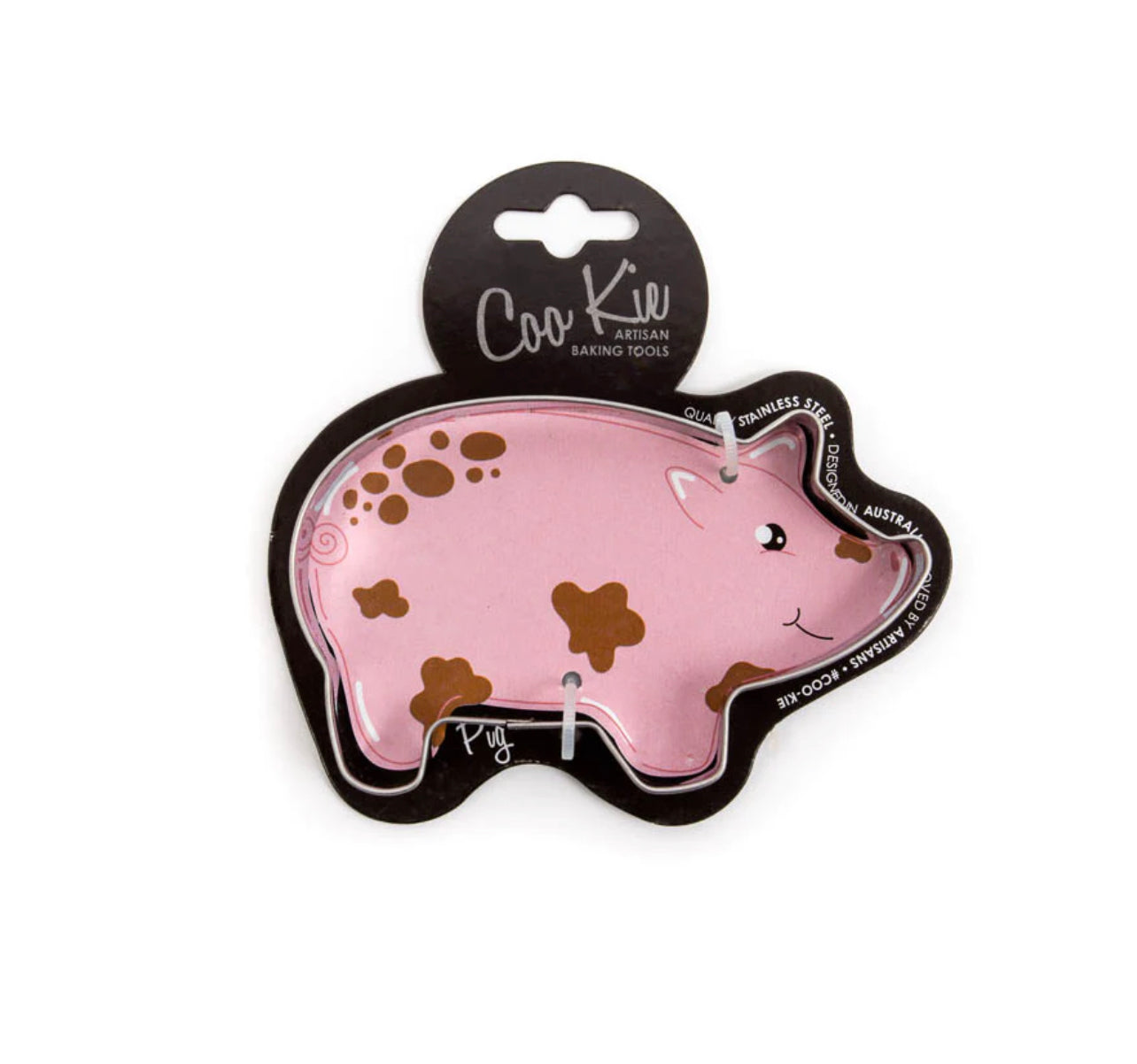 COO KIE PIG COOKIE CUTTER
