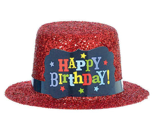 Red happy birthday hat