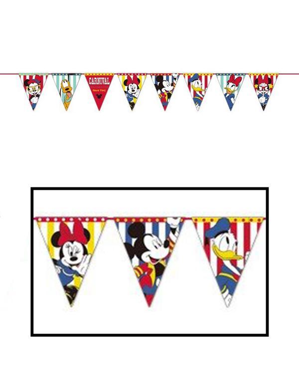 Disney Mickey Carnival Banner Flag Pennant 2.4m