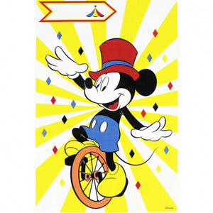 Disney Mickey Mouse Vintage Carnival Loot Bags - pack of 6