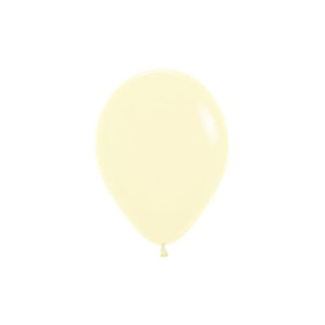 Pastel Matte Light Yellow 30cm Latex Balloon 25PK