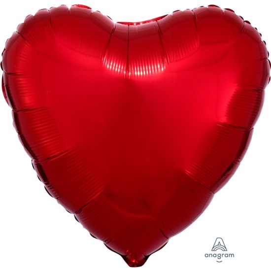 Heart - Red 18"/45cm Plain
