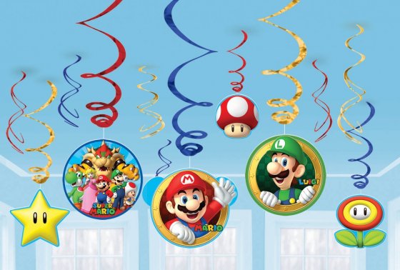 SUPER MARIO BROTHERS SWIRL VALUE PACK
