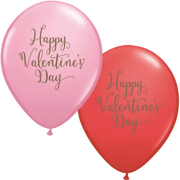 Valentines Day Latex Balloons 11" (5pack)