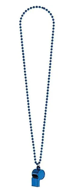 Blue Whistle Necklace