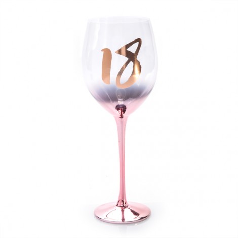 18th Wine Glass Blush